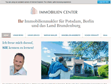 Tablet Screenshot of immobilien-center.info